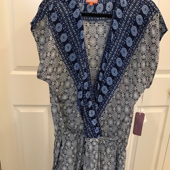 Saffire Pants - Very Cute Medallion Print Jumpsuit - NWT